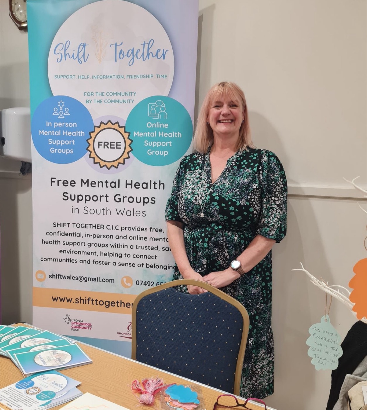 A Shift Together support group meeting